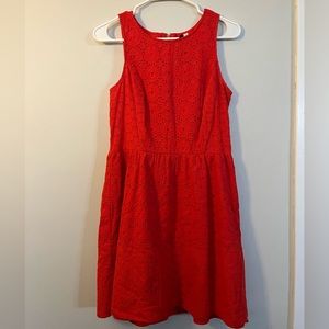 Kenzie red A-line dress. Size: medium. Fits like a 4